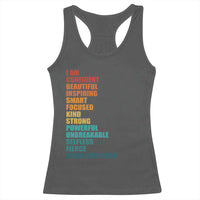 I Am Confident Beautiful Inspiring Asian American Racerback Tank Top AAPI Heritage Month