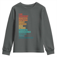 I Am Confident Beautiful Inspiring Asian American Youth Sweatshirt AAPI Heritage Month