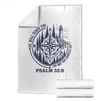 Christian Camping Throw Blanket He Will Teach You The Way You Should Go