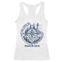 Christian Camping Racerback Tank Top He Will Teach You The Way You Should Go