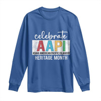 Celebrate AAPI Heritage Month Long Sleeve Shirt Asian American and Pacific Islander Countries