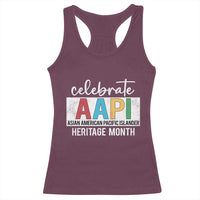 Celebrate AAPI Heritage Month Racerback Tank Top Asian American and Pacific Islander Countries