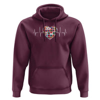 AAPI Heritage Month Heartbeat Heart Asian American and Pacific Islander Countries Flag Hoodie