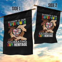 AAPI Heritage Month Garden Flag Diversity Is Our Superpower Asian American and Pacific Islander Countries