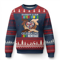 AAPI Heritage Month Ugly Christmas Sweater Diversity Is Our Superpower Asian American and Pacific Islander Countries