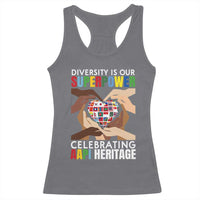 AAPI Heritage Month Racerback Tank Top Diversity Is Our Superpower Asian American and Pacific Islander Countries