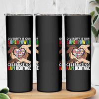 AAPI Heritage Month Skinny Tumbler Diversity Is Our Superpower Asian American and Pacific Islander Countries