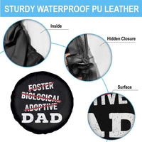 Funny Biological Adoptive Foster Dad Spare Tire Cover Fathers Day - Wonder Print Shop