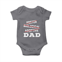 Funny Biological Adoptive Foster Dad Baby Onesie Fathers Day - Wonder Print Shop