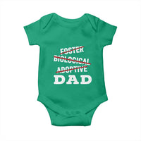 Funny Biological Adoptive Foster Dad Baby Onesie Fathers Day - Wonder Print Shop