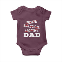 Funny Biological Adoptive Foster Dad Baby Onesie Fathers Day - Wonder Print Shop