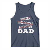 Funny Biological Adoptive Foster Dad Tank Top Fathers Day - Wonder Print Shop