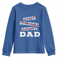 Funny Biological Adoptive Foster Dad Youth Sweatshirt Fathers Day - Wonder Print Shop