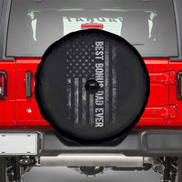 Funny Best Bonus Dad Ever Spare Tire Cover Fathers Day American Flag
