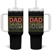 Funny Dad In The Streets Daddy In The Sheets Tumbler With Handle Fathers Day - Wonder Print Shop