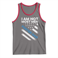 Funny Foster Parent I Am Not Most Men Foster Dad Tank Top American Flag
