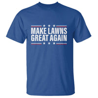 Funny Make Lawns Great Again T Shirt Lawn Mower Dad Gardener - Wonder Print Shop