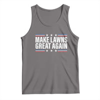 Funny Make Lawns Great Again Tank Top Lawn Mower Dad Gardener - Wonder Print Shop