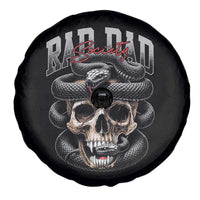 Funny Rad Dad Society Spare Tire Cover Dad Life Skull Snake Fathers Day