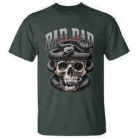 Funny Rad Dad Society T Shirt Dad Life Skull Snake Fathers Day