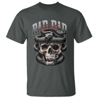 Funny Rad Dad Society T Shirt Dad Life Skull Snake Fathers Day