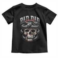 Funny Rad Dad Society Toddler T Shirt Dad Life Skull Snake Fathers Day