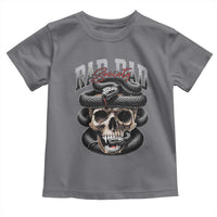 Funny Rad Dad Society Toddler T Shirt Dad Life Skull Snake Fathers Day