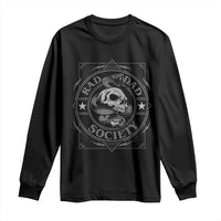 Funny Rad Dad Society Long Sleeve Shirt Vintage Skull Snake Fathers Day