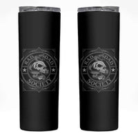 Funny Rad Dad Society Skinny Tumbler Vintage Skull Snake Fathers Day