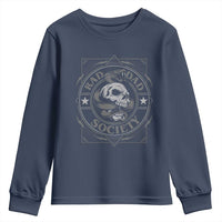 Funny Rad Dad Society Youth Sweatshirt Vintage Skull Snake Fathers Day