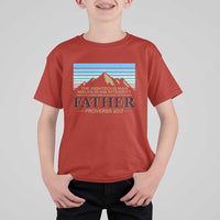 Funny Christian Father T Shirt For Kid The Righteous Man Walks In His Integrity Fathers Day