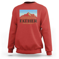 Funny Christian Father Sweatshirt The Righteous Man Walks In His Integrity Fathers Day