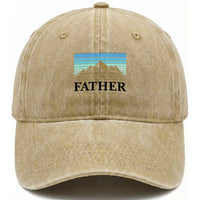 Funny Christian Father Washed Cotton Baseball Cap The Righteous Man Walks In His Integrity Fathers Day