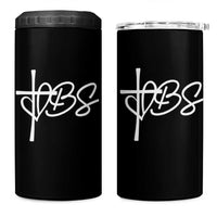 Funny VBS Vacation Bible School 4 in 1 Can Cooler Tumbler Heart Cross - Wonder Print Shop