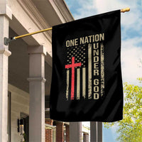 Funny One Nation Under God Garden Flag 4th Of July Patriotic Christian American Flag - Wonder Print Shop