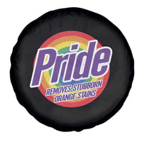 Funny Pride Removes Stubborn Orange Stains Spare Tire Cover LGBTQ Pride Month