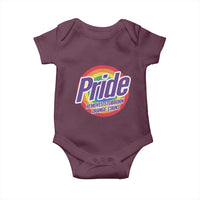 Funny Pride Removes Stubborn Orange Stains Baby Onesie LGBTQ Pride Month