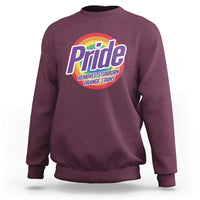 Funny Pride Removes Stubborn Orange Stains Sweatshirt LGBTQ Pride Month