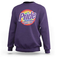 Funny Pride Removes Stubborn Orange Stains Sweatshirt LGBTQ Pride Month
