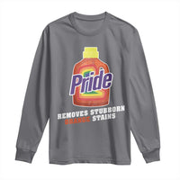Funny Pride Removes Stubborn Orange Stains Long Sleeve Shirt Pride Month LGBTQ - Wonder Print Shop