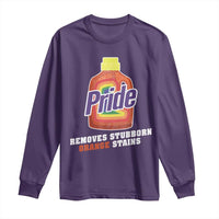 Funny Pride Removes Stubborn Orange Stains Long Sleeve Shirt Pride Month LGBTQ - Wonder Print Shop