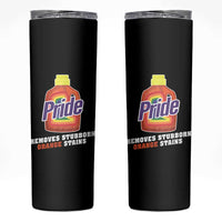 Funny Pride Removes Stubborn Orange Stains Skinny Tumbler Pride Month LGBTQ - Wonder Print Shop