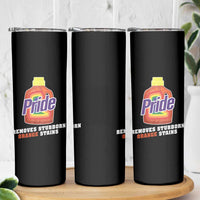 Funny Pride Removes Stubborn Orange Stains Skinny Tumbler Pride Month LGBTQ - Wonder Print Shop