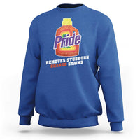 Funny Pride Removes Stubborn Orange Stains Sweatshirt Pride Month LGBTQ - Wonder Print Shop