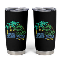 Funny See You Later Teacher Summer Alligator Tumbler Cup Later Gator Last Day Of School - Wonder Print Shop