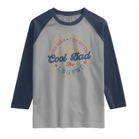 Cool Dad The Man The Myth The Legend Raglan Shirt Fathers Day Beer Lover - Wonder Print Shop