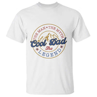 Cool Dad The Man The Myth The Legend T Shirt Fathers Day Beer Lover - Wonder Print Shop