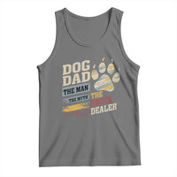 Funny Dog Dad The Man The Myth The Snack Dealer Tank Top Fur Dad Fathers Day