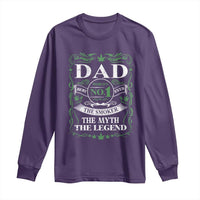 Funny Weed Cannabis Dad Long Sleeve Shirt Worlds No 1 Best Dad Ever The Smoker The Myth The Legend