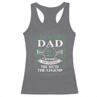 Funny Weed Cannabis Dad Racerback Tank Top Worlds No 1 Best Dad Ever The Smoker The Myth The Legend